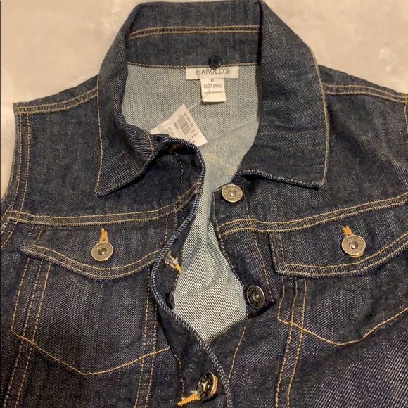 Vest Jean Jacket! NWT! - Picture 7 of 7